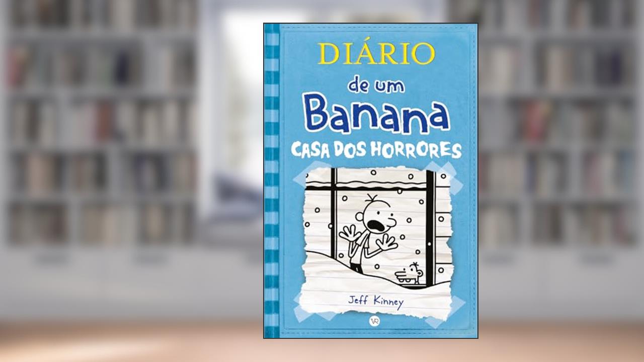 Capa de Diário de um Banana 6: Casa dos horrores, do autor Jeff Kinney