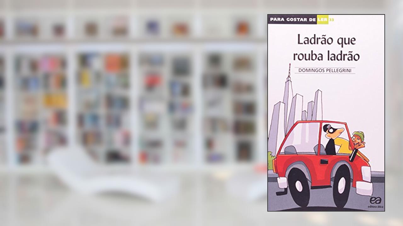 Capa de Ladrão Que Rouba Ladrão, do autor Domingos Pellegrini