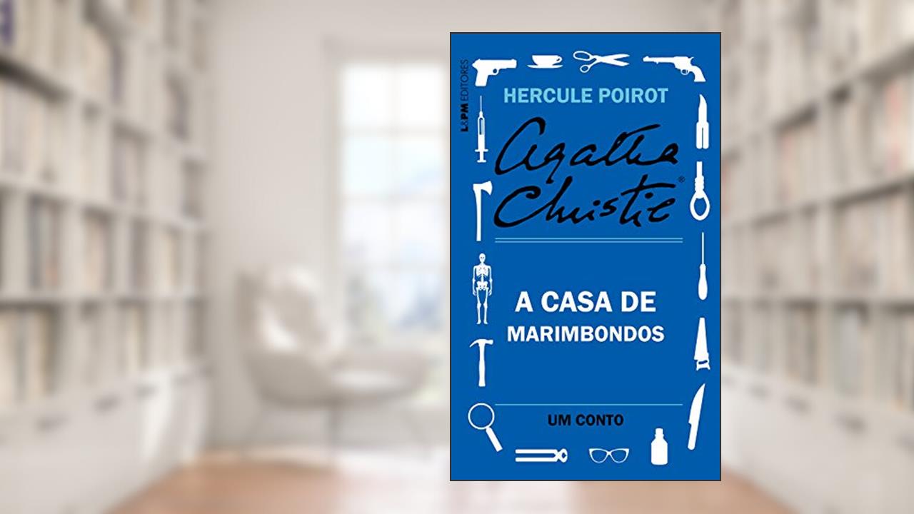 Capa de A casa de marimbondos: Um conto de Hercule Poirot, do autor Agatha Christie