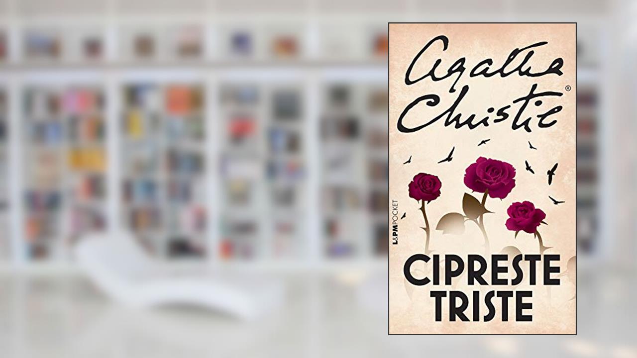 Capa de Cipreste triste, do autor Agatha Christie