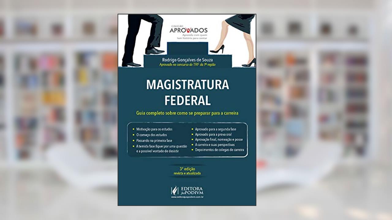 Capa de Magistratura Federal, do autor Rodrigo Gonçalves de Souza