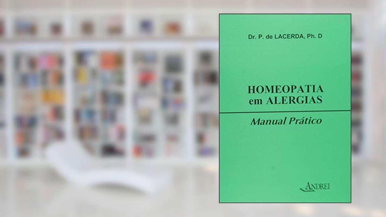 Capa de Homeopatia em Alergias. Manual Pratico, do autor Paulo de Lacerda