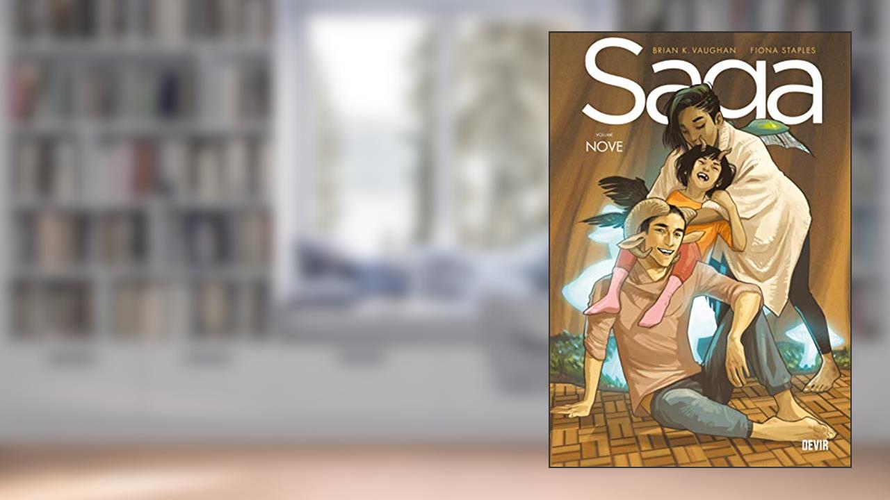 Capa de Saga Volume 9, do autor Brian K. Vaughan
