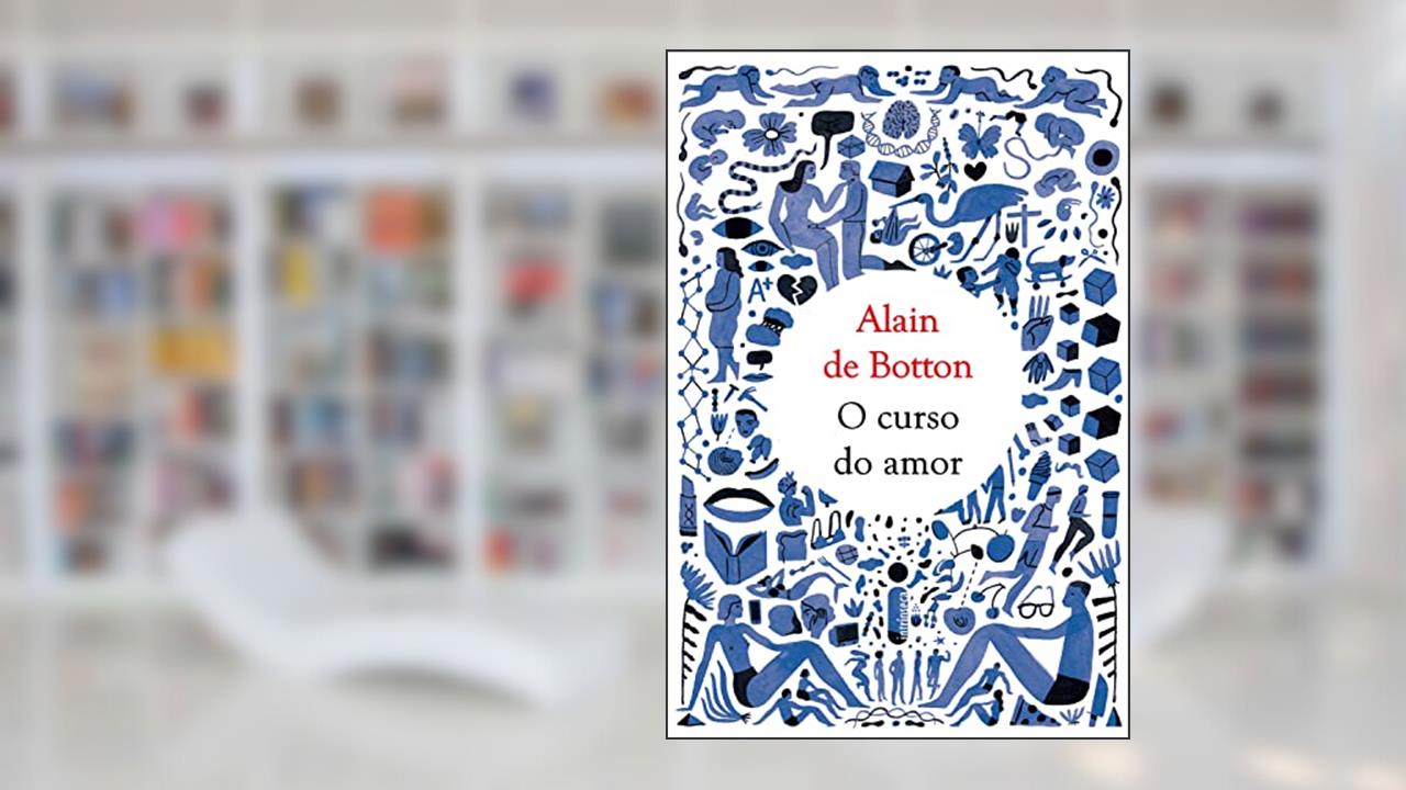 Capa de O curso do amor, do autor Alain de Botton