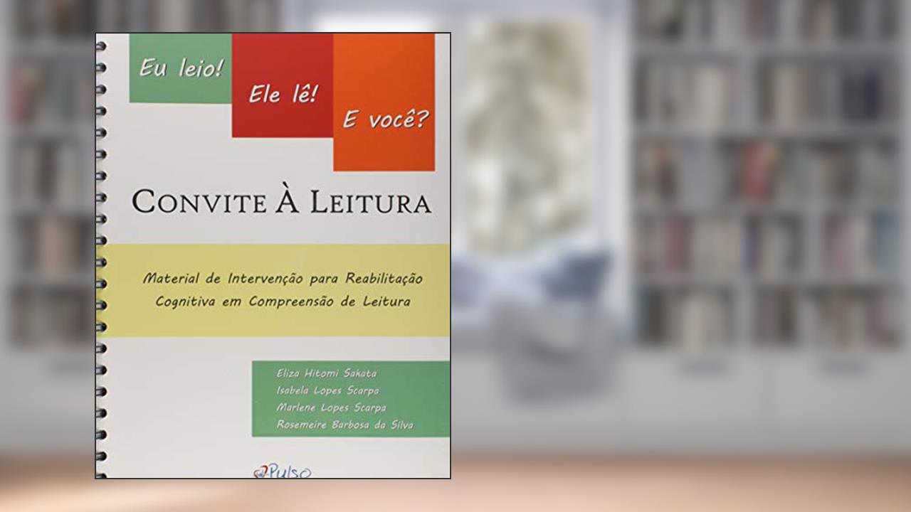 Capa de Convite à Leitura. Eu Leio! Ele Lê! E Você?, do autor Eliza Hitomi Sakata