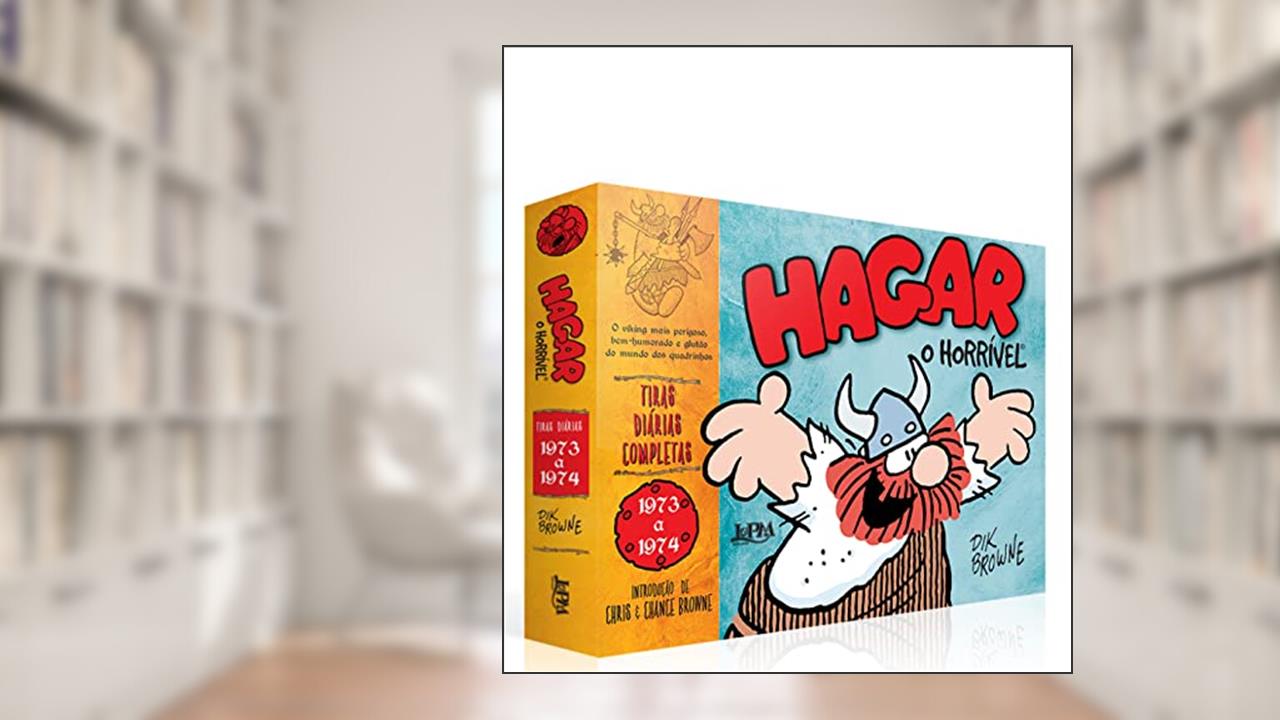 Capa de Hagar, o Horrível: Tiras Diárias Completas (1973-1974), do autor Dik Browne