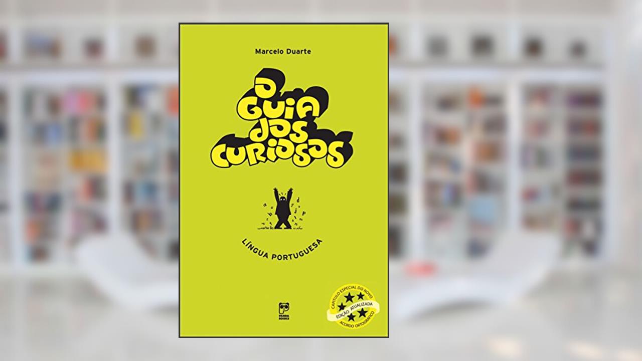 Capa de O guia dos curiosos - Língua portuguesa, do autor Marcelo Duarte