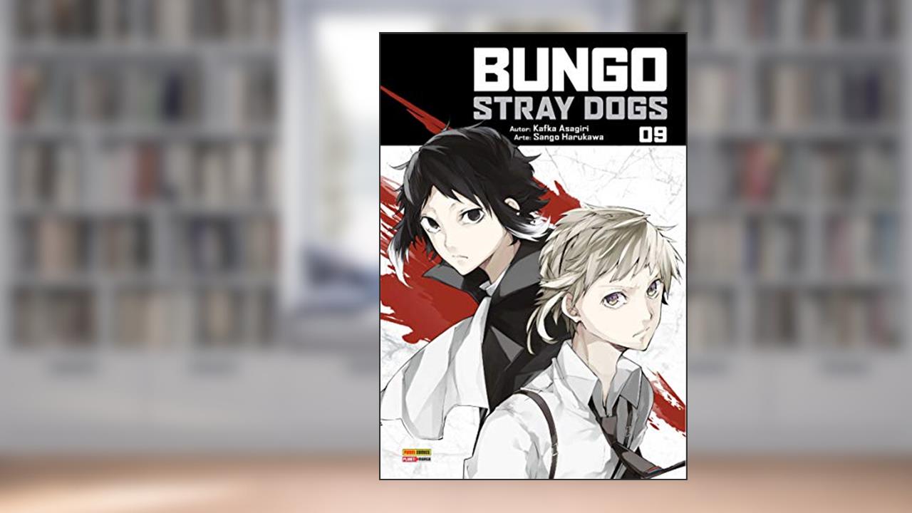 Capa de Bungo Stray Dogs Vol. 9, do autor Kafka Asagiri