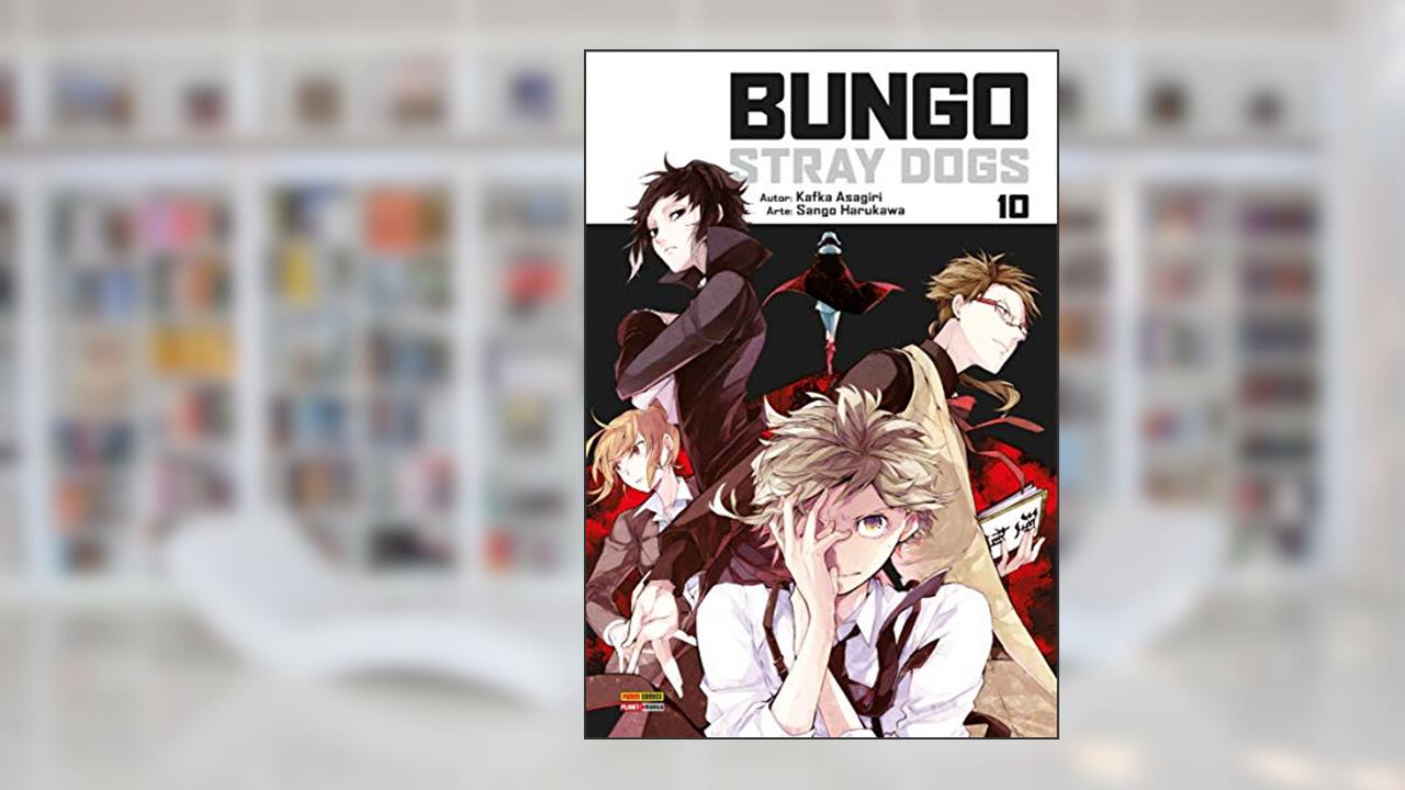 Capa de Bungo Stray Dogs Vol. 10, do autor Kafka Asagiri