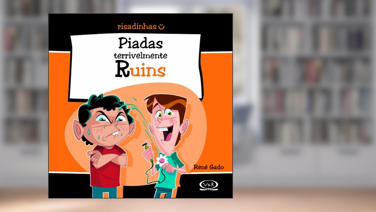 Capa de Piadas terrivelmente ruins, do autor Rene Gado