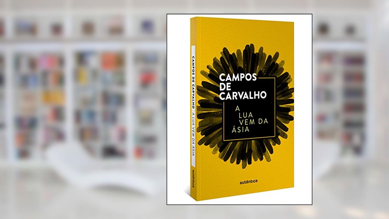 Capa de A lua vem da Ásia, do autor Campos de Carvalho