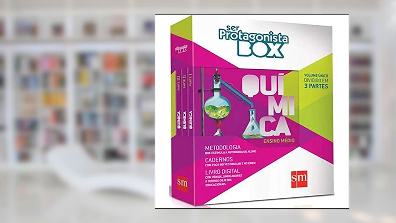 Capa de Ser Protagonista. Química - Box, do autor Aline Thais Bruni