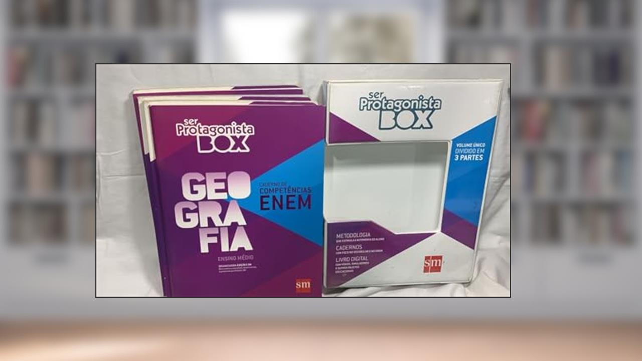Capa de Ser Protagonista. Geografia - Box, do autor Fernando dos Santos Sampaio