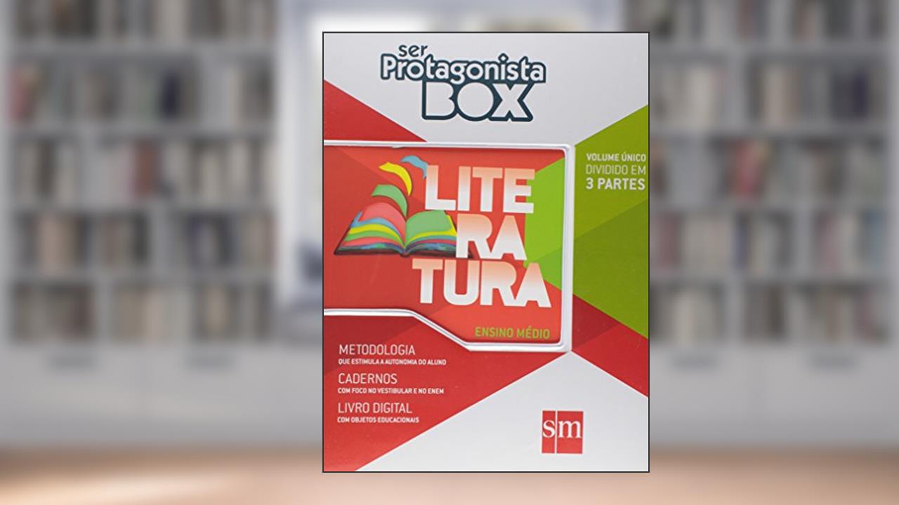 Capa de Ser Protagonista. Literatura - Box, do autor Matheus Silva Martins