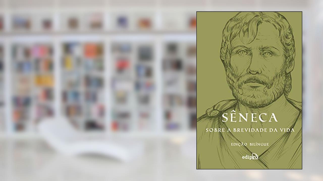 Capa de Sobre a brevidade da vida - Edição Bilíngue, do autor Sêneca