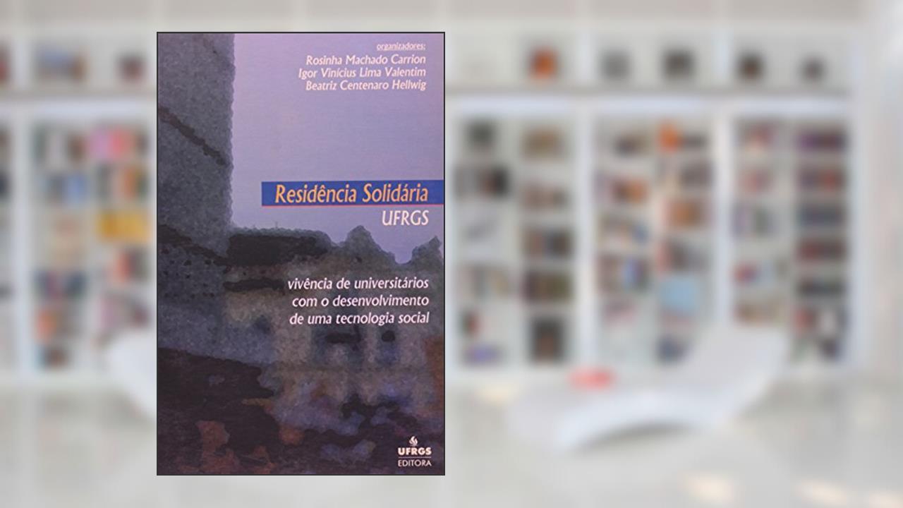 Capa de Residência Solidaria UFRGS, do autor Rosinha Machado Carrion