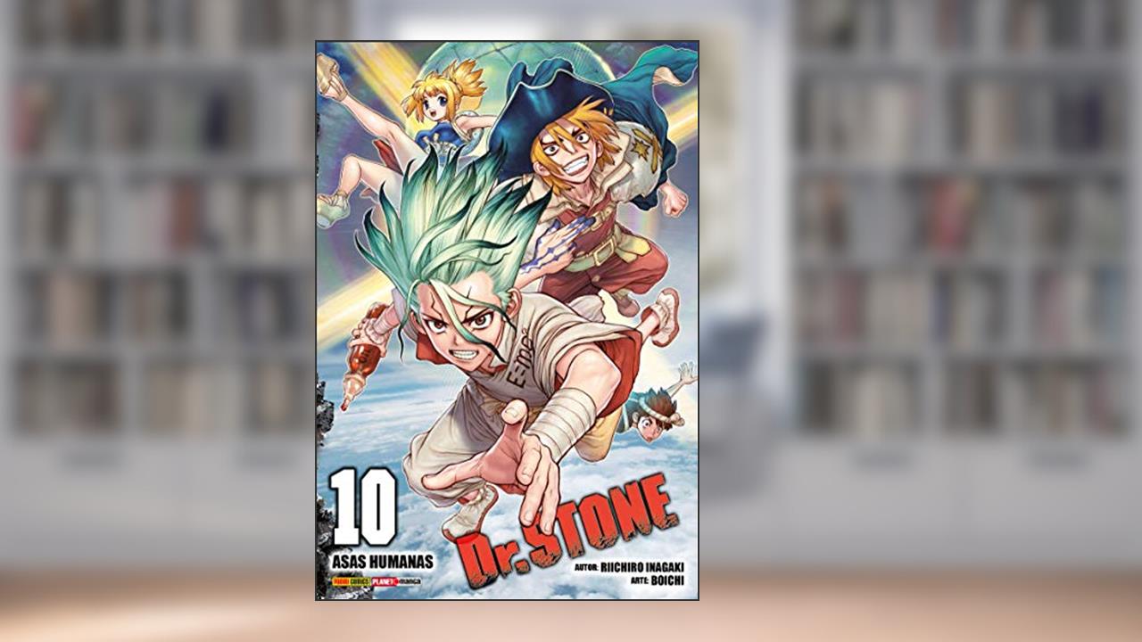Capa de Dr. Stone Vol. 10, do autor Riichiro Inagaki