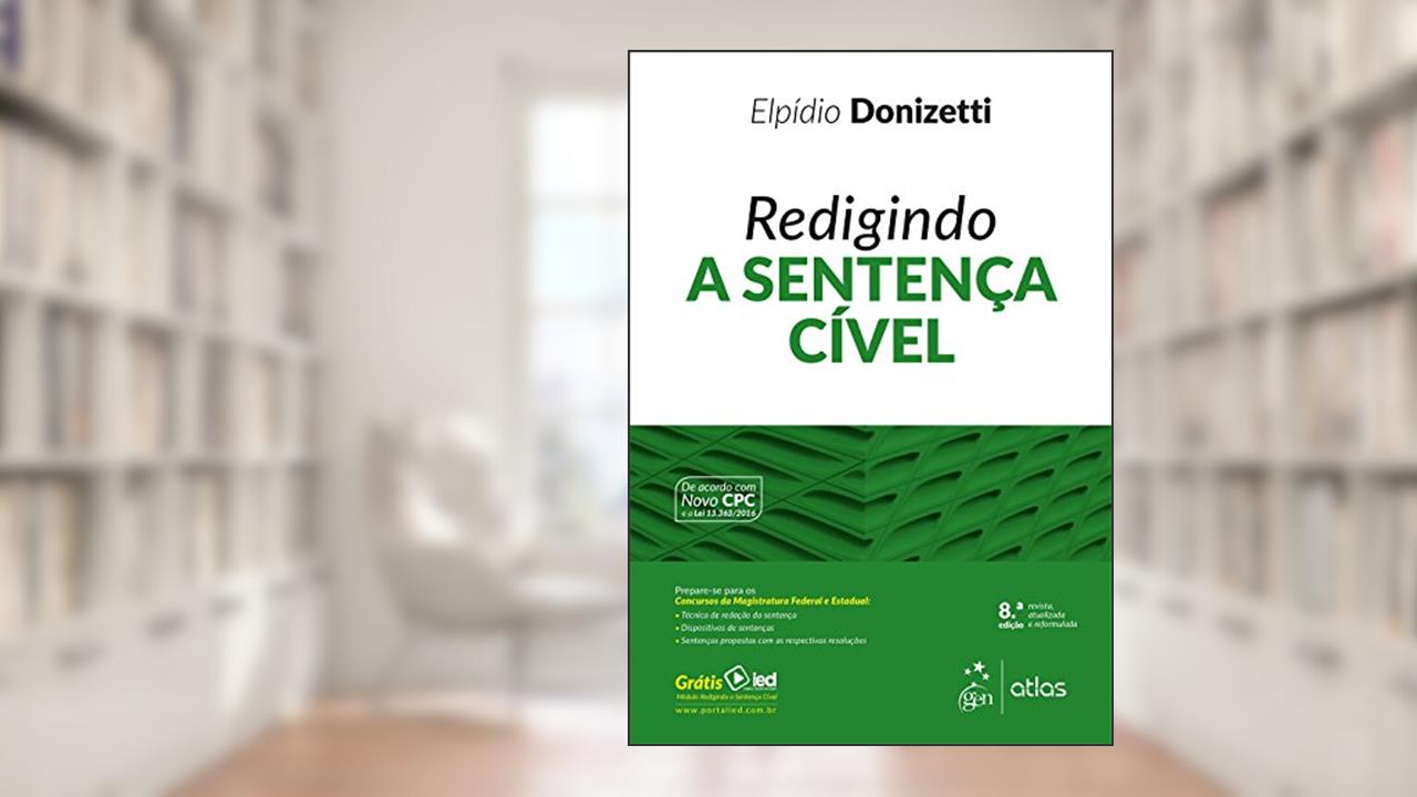 Capa de Redigindo Sentença Cível, do autor Elpidio Donizetti