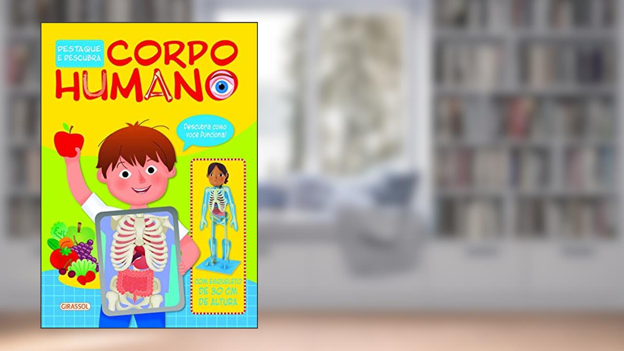 Capa de Destaque e Descubra - Corpo Humano: Corpo Humano: 01, do autor Dan Crisp
