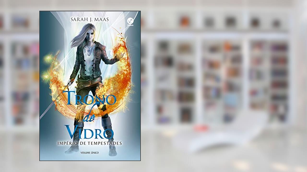 Capa de Império de tempestades - Trono de vidro - vol. 5, do autor Sarah J. Maas