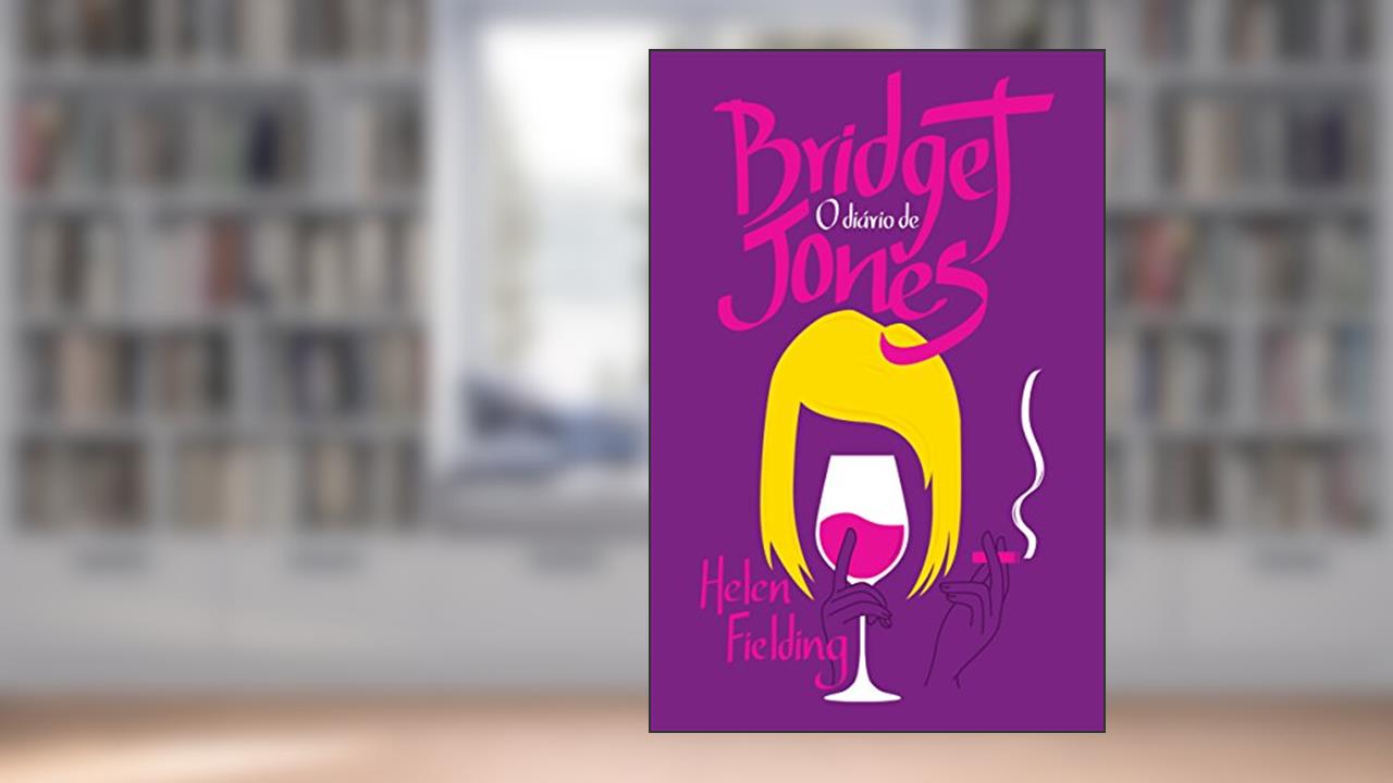 Capa de O diário de Bridget Jones, do autor Helen Fielding