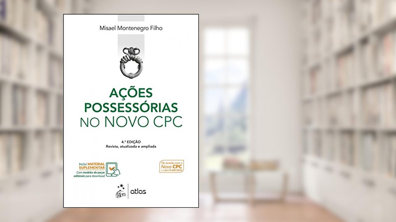 Capa de Ações Possessórias no Novo CPC, do autor Misael Montenegro Filho