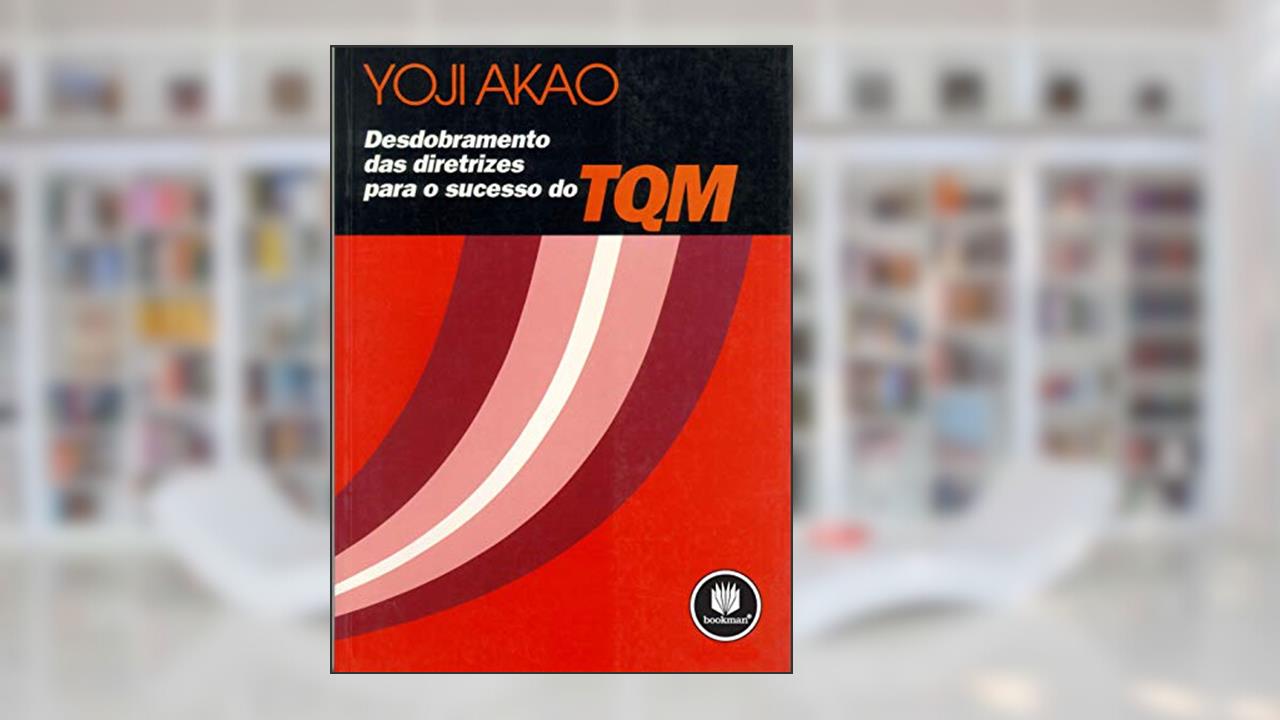 Capa de Desdobramento das Diretrizes para o Sucesso do TQM, do autor Yoji Akao