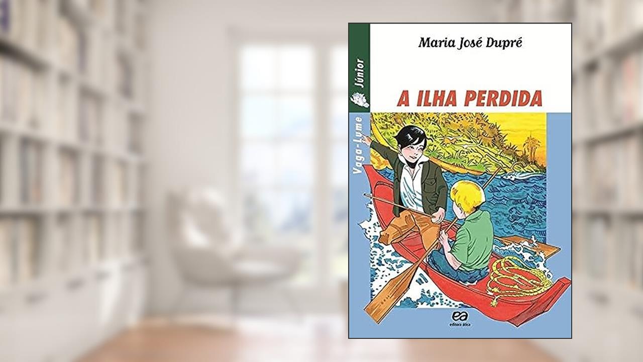 Capa de A ilha perdida, do autor Maria José Dupré