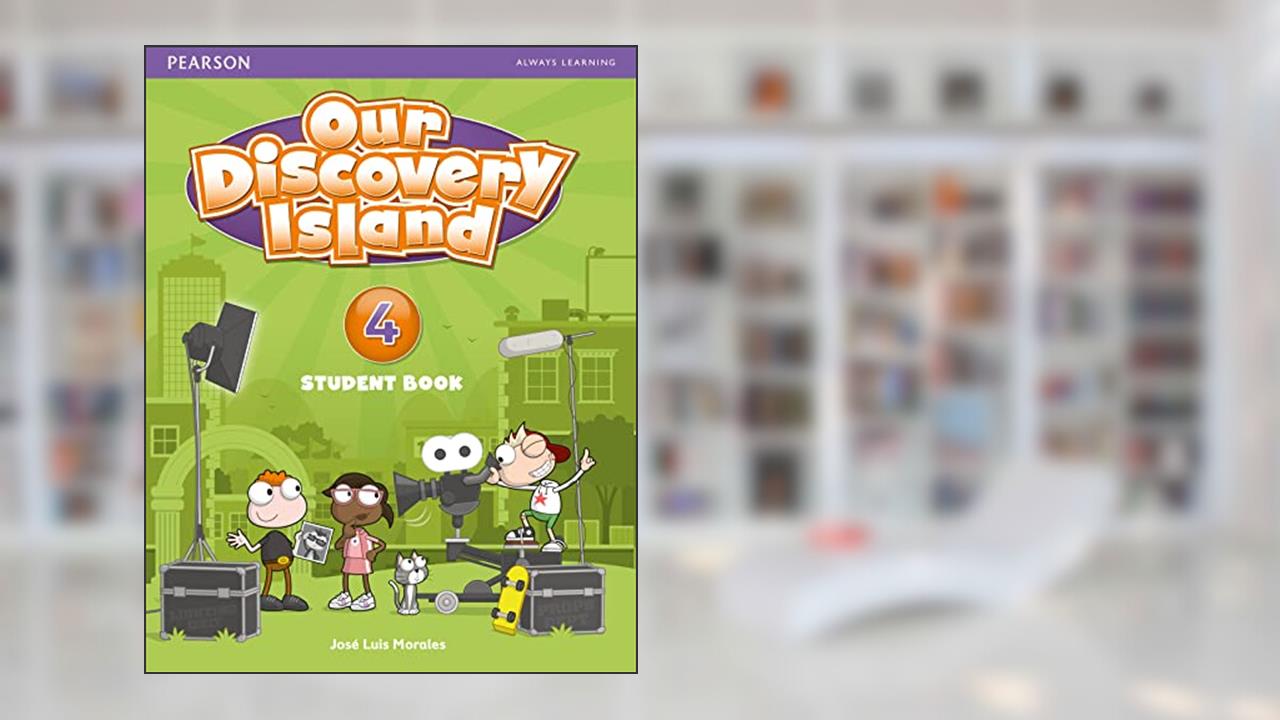 Capa de Our Discovery Island Level 4 - Student Book + Workbook + Multi-Rom + Online World, do autor José Luis Morales
