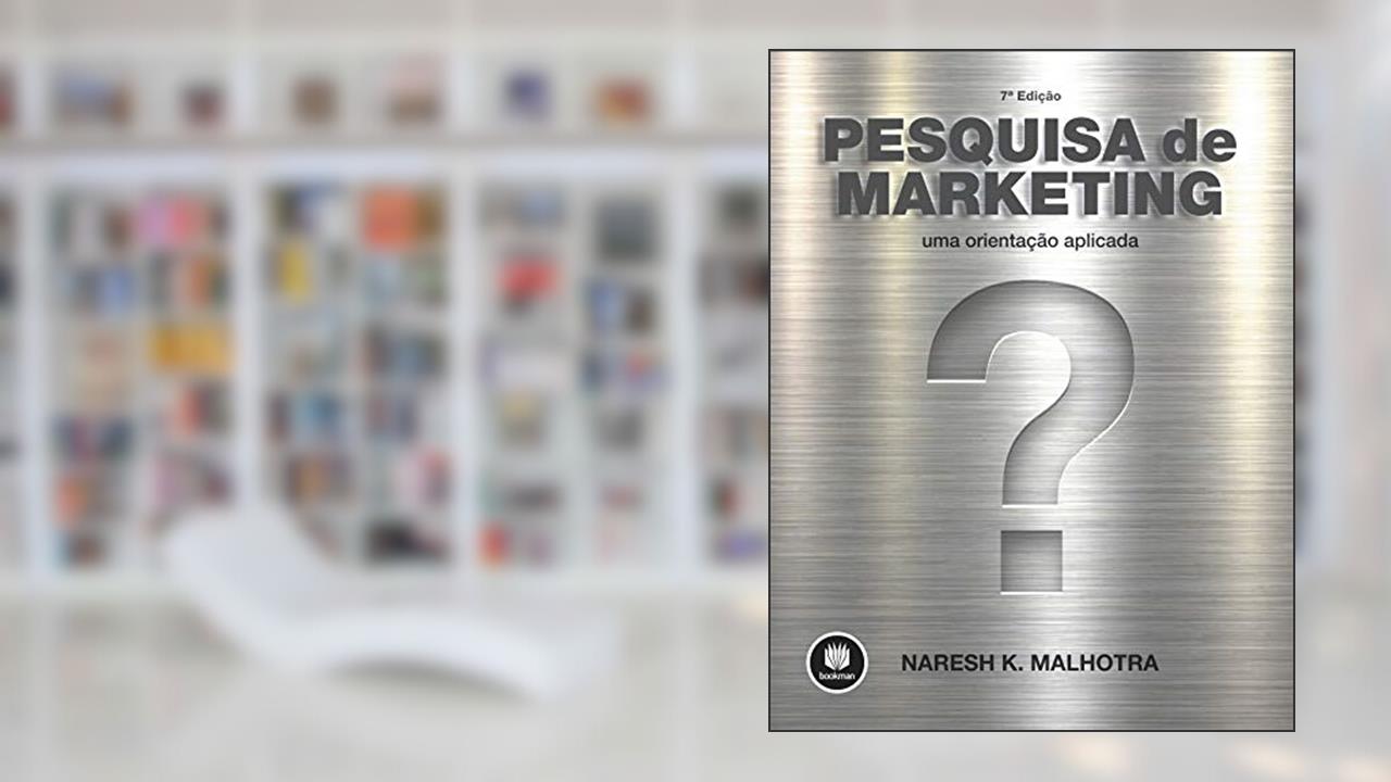 Capa de Pesquisa de Marketing: Uma Orientação Aplicada, do autor Naresh K. Malhotra