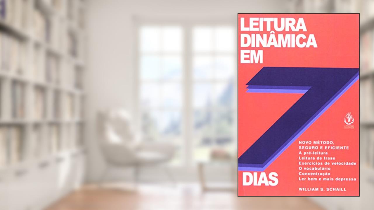 Capa de Leitura Dinâmica em Sete Dias, do autor William S. Schaill