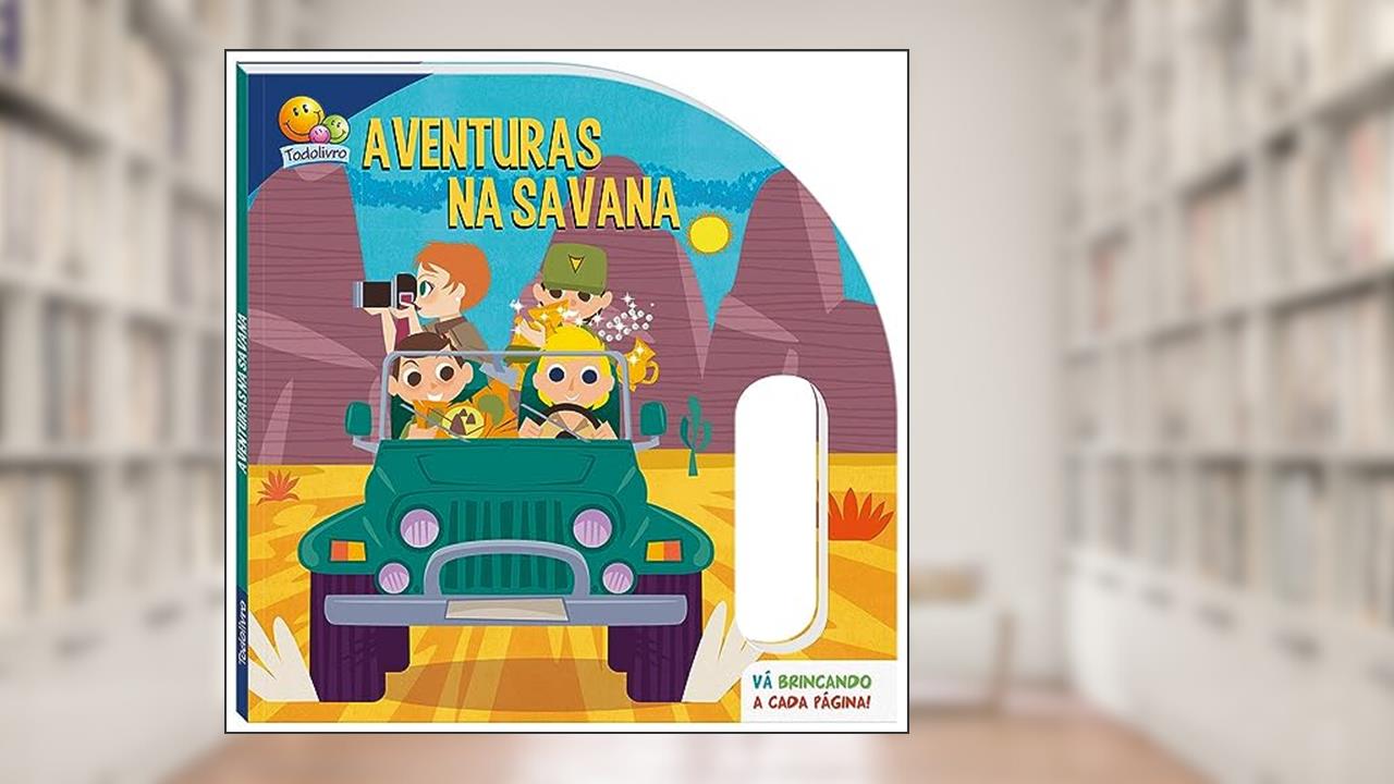 Capa de Prontos para a ação! Aventuras na Savana, do autor Inc. The Clever Factory