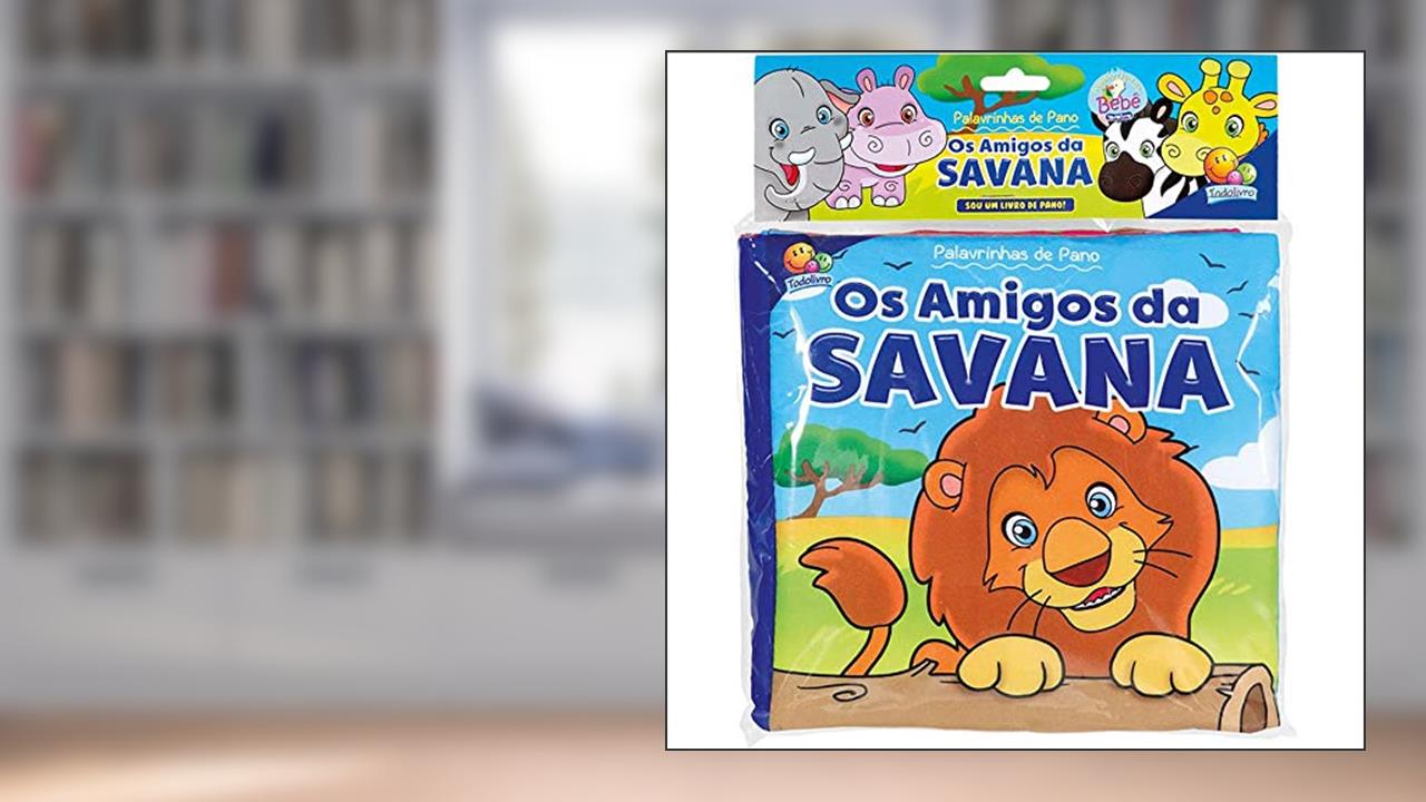 Capa de Palavrinhas de Pano II: Amigos da Savana, Os, do autor EDICART
