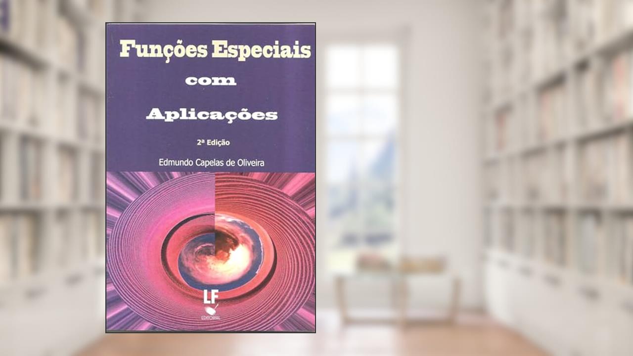 Capa de Funções Especiais com Aplicações, do autor Edmundo Capelas de Oliveira