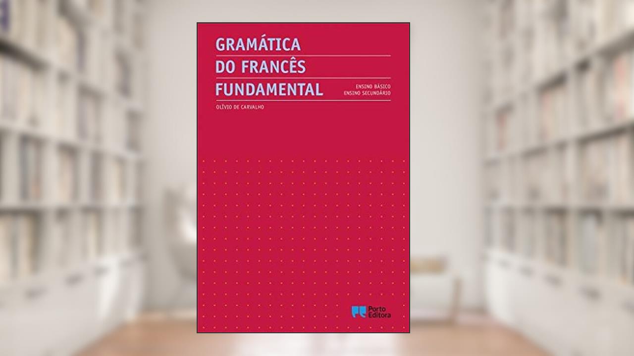Capa de Gramática do Francês Fundamental, do autor Olívio de Carvalho