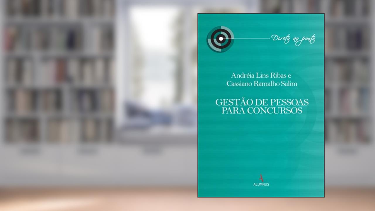 Capa de Gestão de Pessoas para Concursos, do autor Andréia Lins Ribas; Cassiano Ramalho Salim