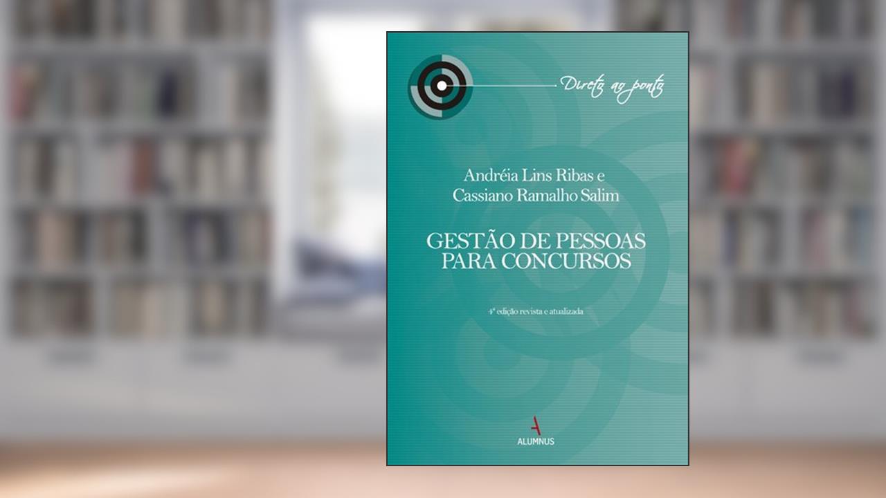 Capa de Gestão de Pessoas Para Concursos, do autor Andreia Ribas; Cassiano Salim