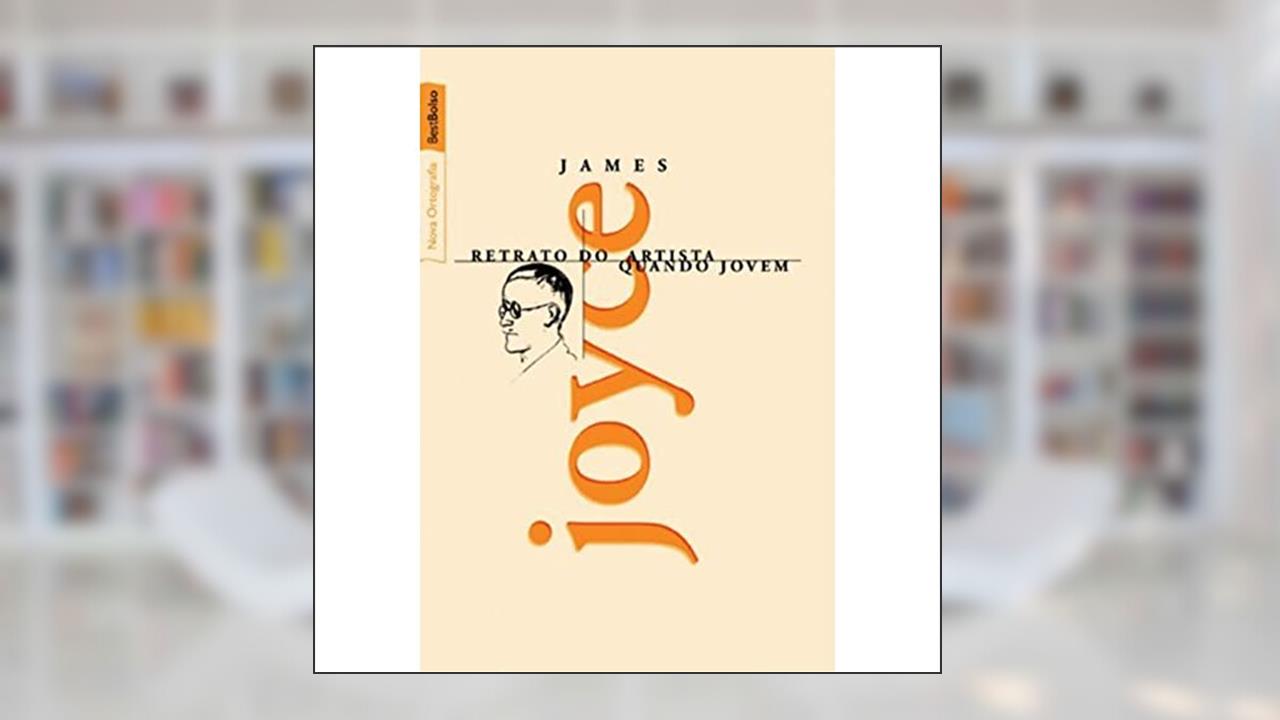 Capa de Retrato do artista quando jovem (edição de bolso), do autor James Joyce