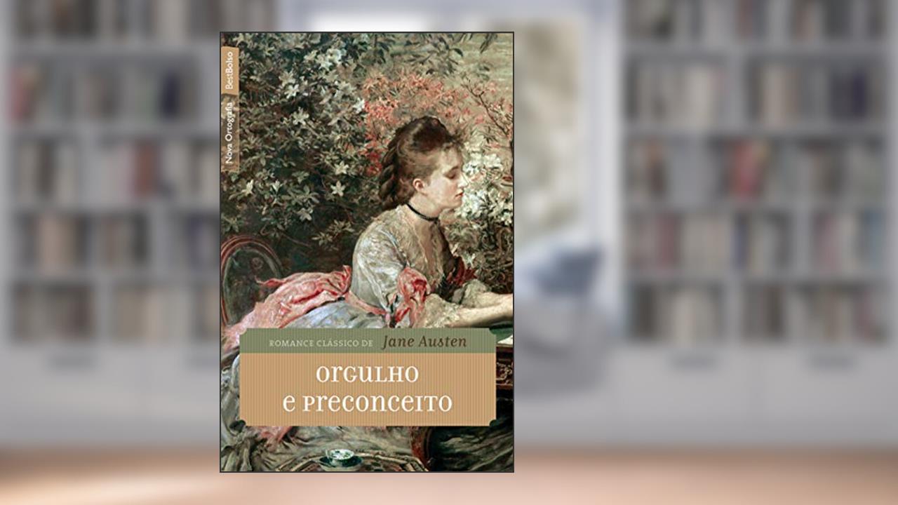 Capa de Orgulho e preconceito (edição de bolso), do autor Jane Austen