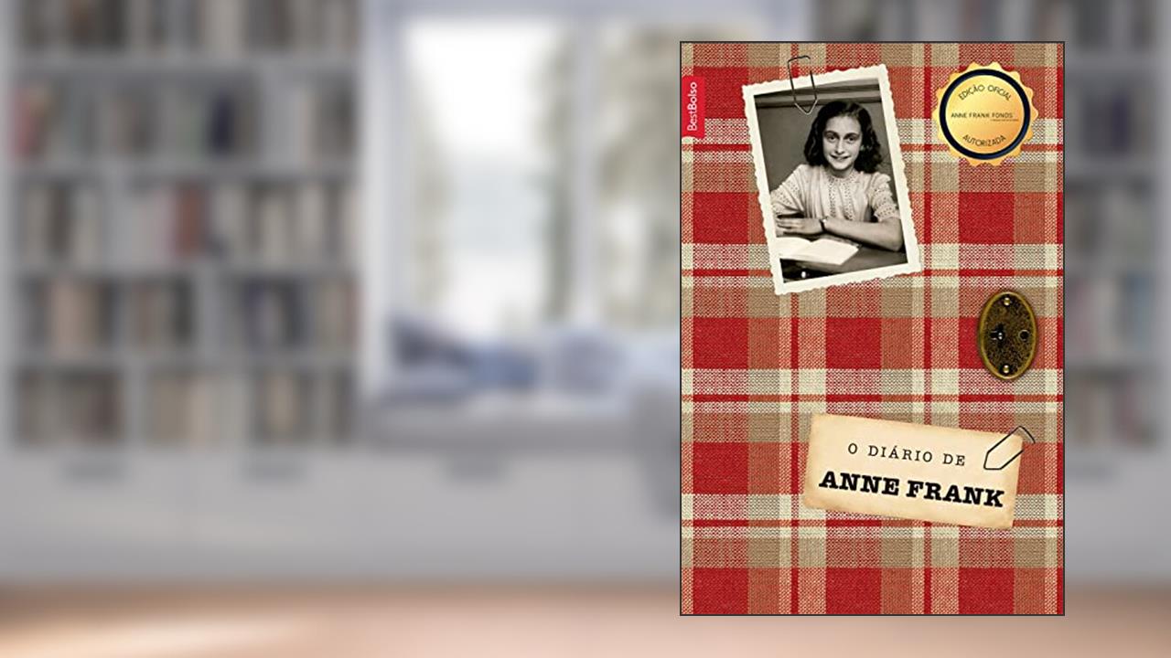 Capa de O diário de Anne Frank, do autor Anne Frank