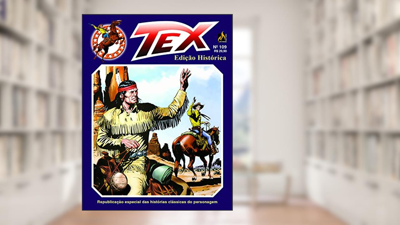 Capa de Tex edição histórica Nº 109, do autor Gian Luigi Bonelli