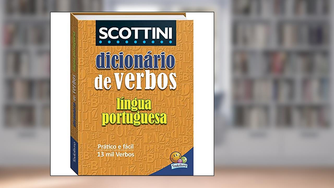 Capa de Scottini Dicionário de Verbos da Língua Portuguesa, do autor ALFREDO SCOTTINI