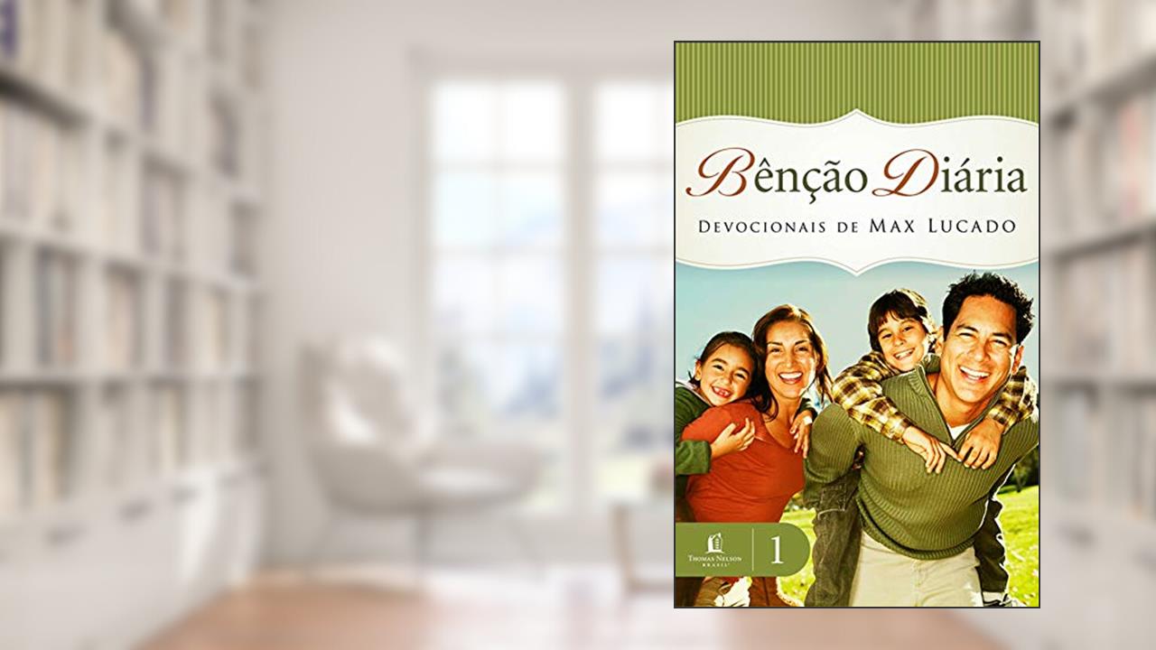 Capa de Bênção diária, do autor Max Lucado