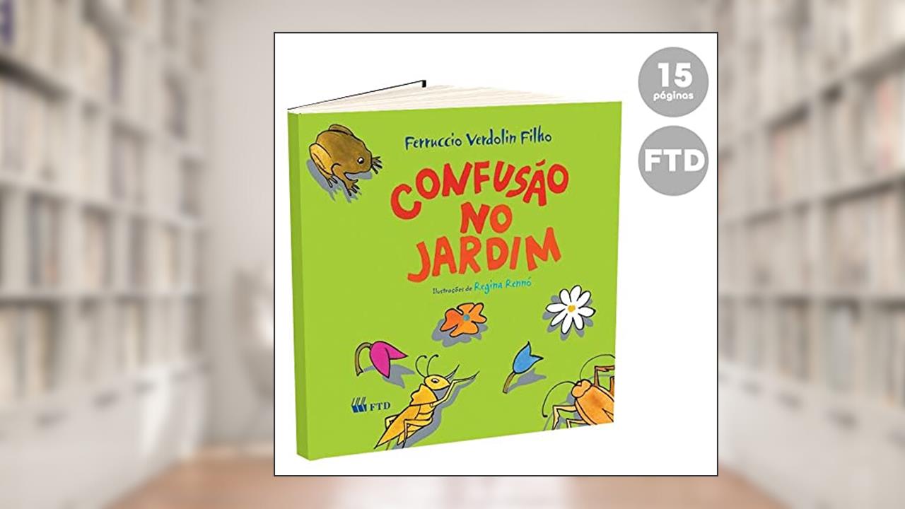 Capa de Confusão no Jardim, do autor Ferruccio Verdolin Filho