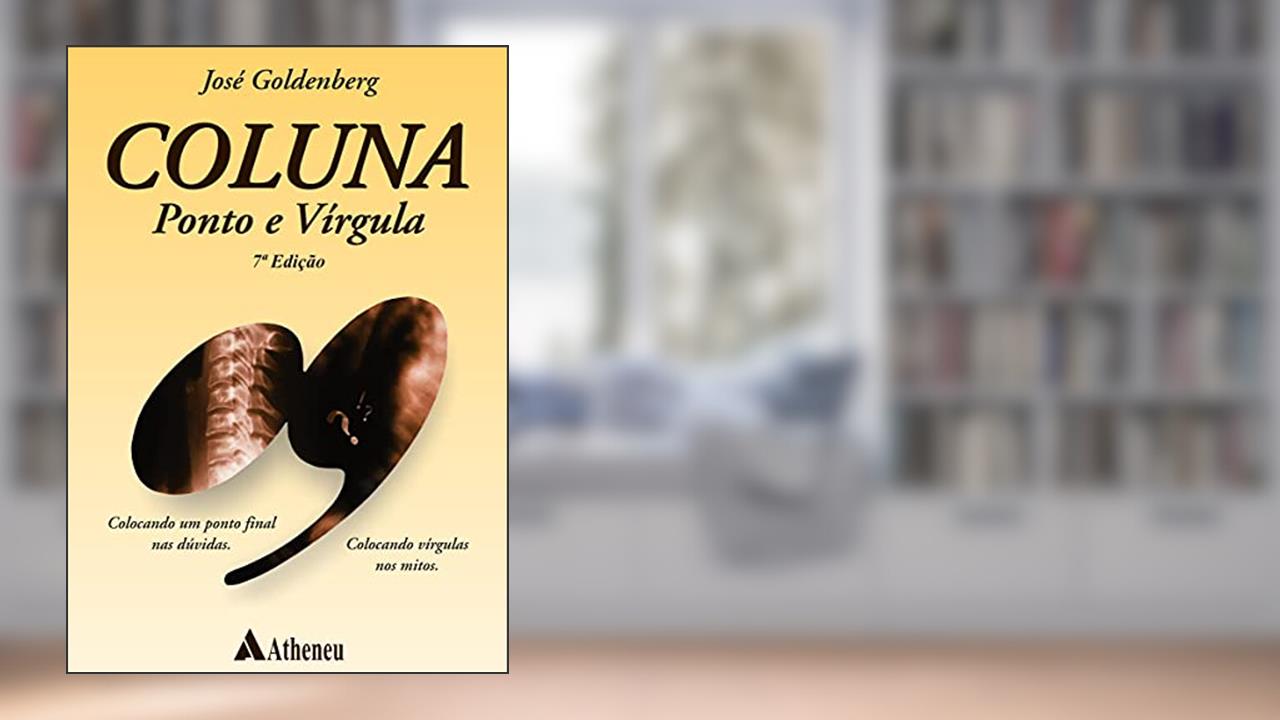 Capa de Coluna Ponto e Vírgula, do autor José Goldenberg