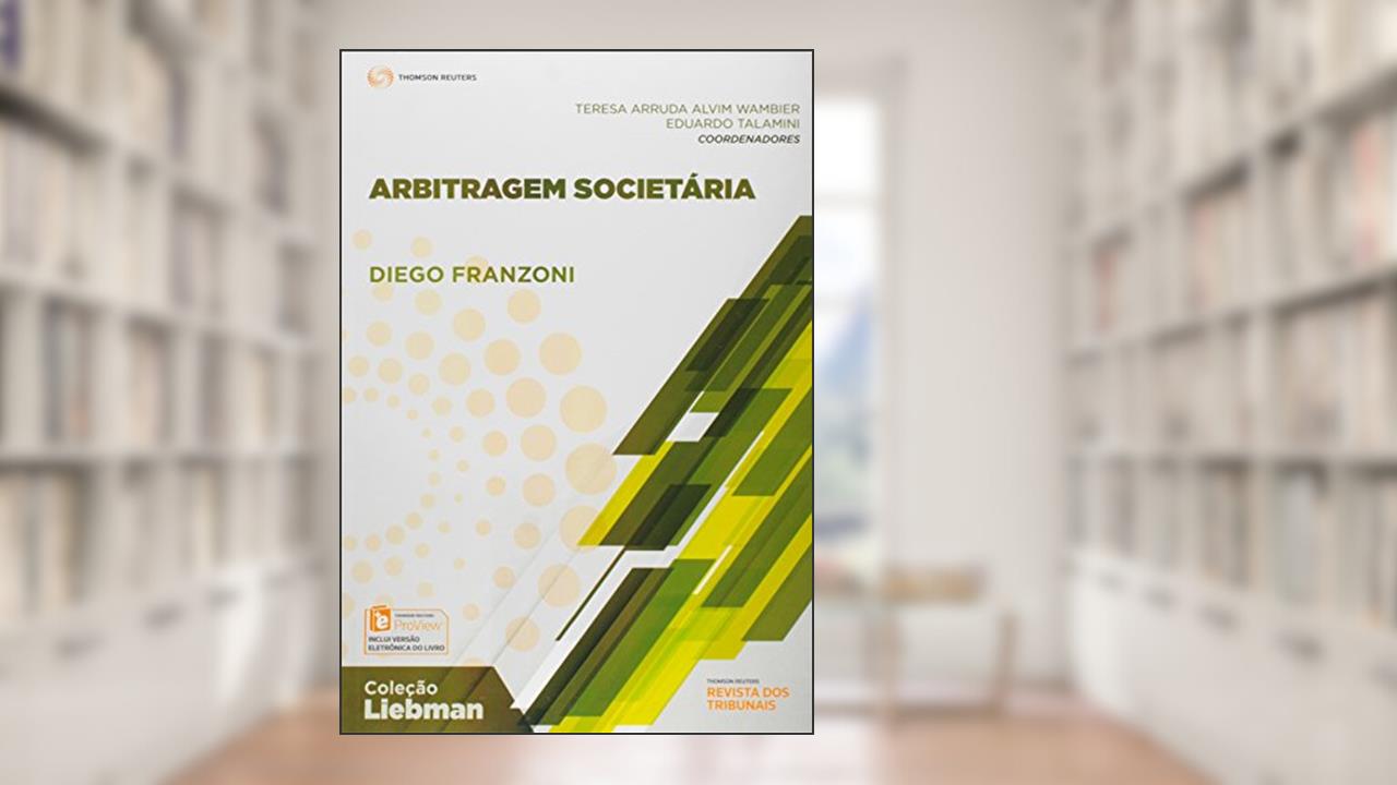 Capa de Arbitragem Societária, do autor Diego Franzoni