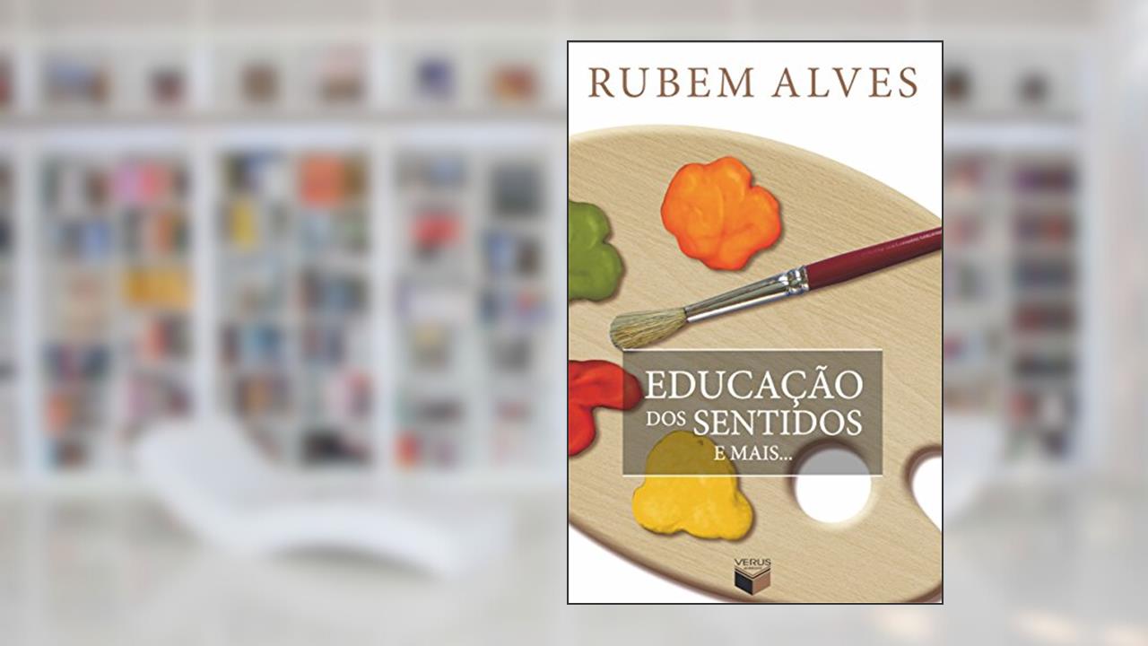 Capa de Educação dos sentidos e mais..., do autor Rubem Alves