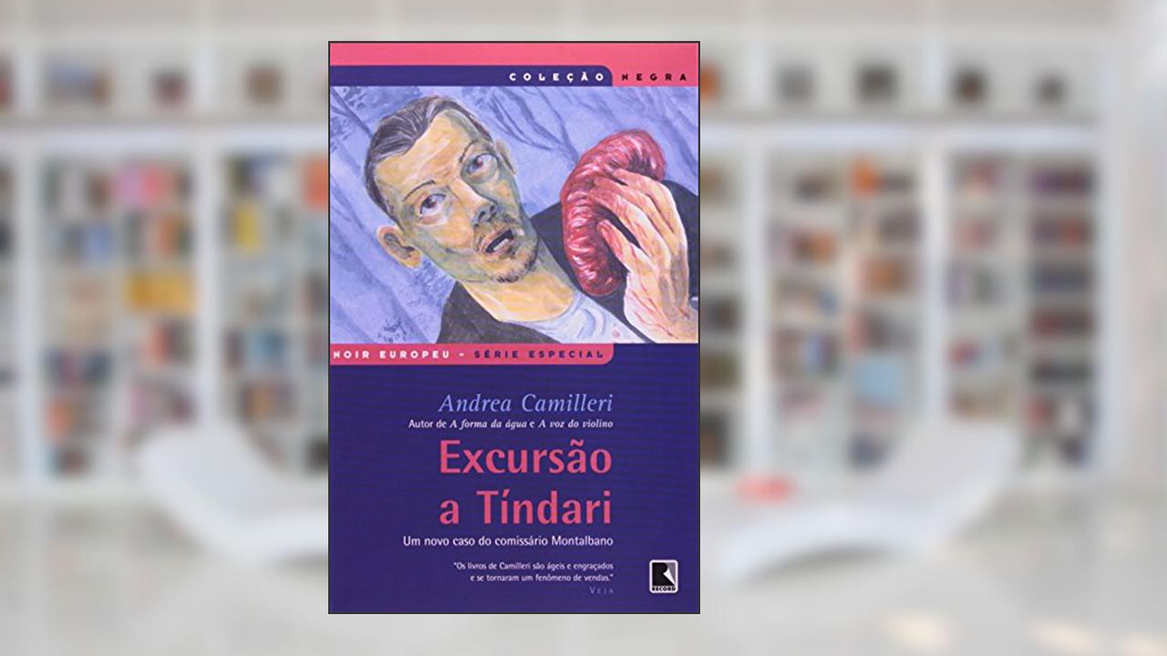 Capa de Excursão a Tíndari Um Novo Caso do Comissário Montalbano, do autor Andrea Camilleri
