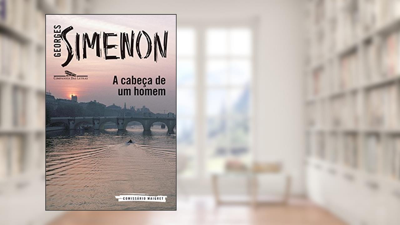 Capa de A cabeça de um homem, do autor Georges Simenon