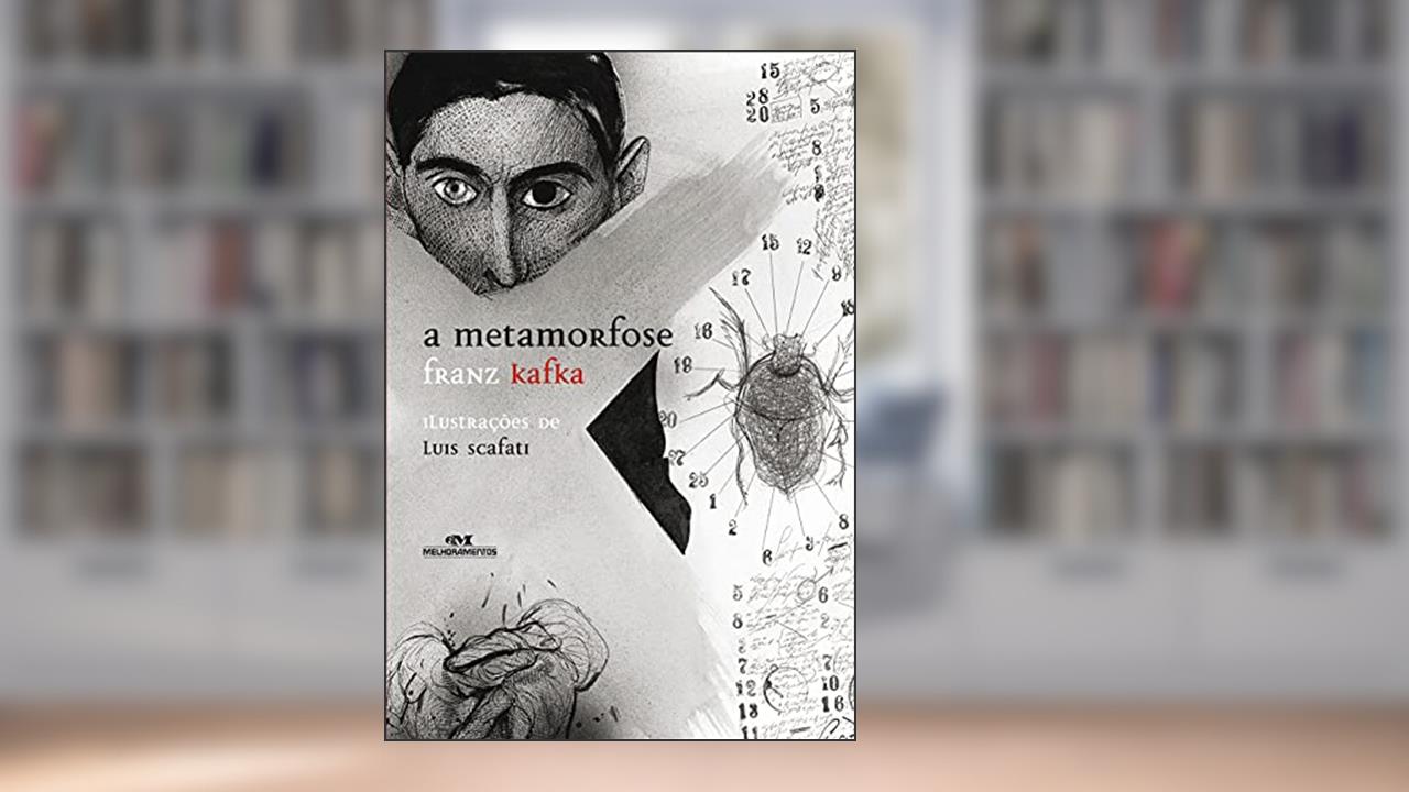 Capa de A Metamorfose, do autor Franz Kafka